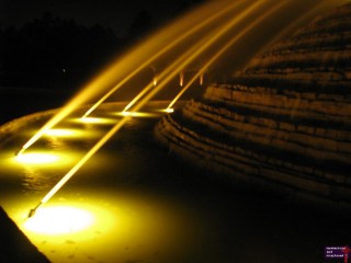 Another shot of the fountain located in Lake Carolina.