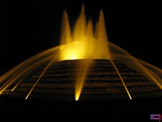 This fountain is located in Lake Carolina, a housing subdivision.  The company my mom works for made it.